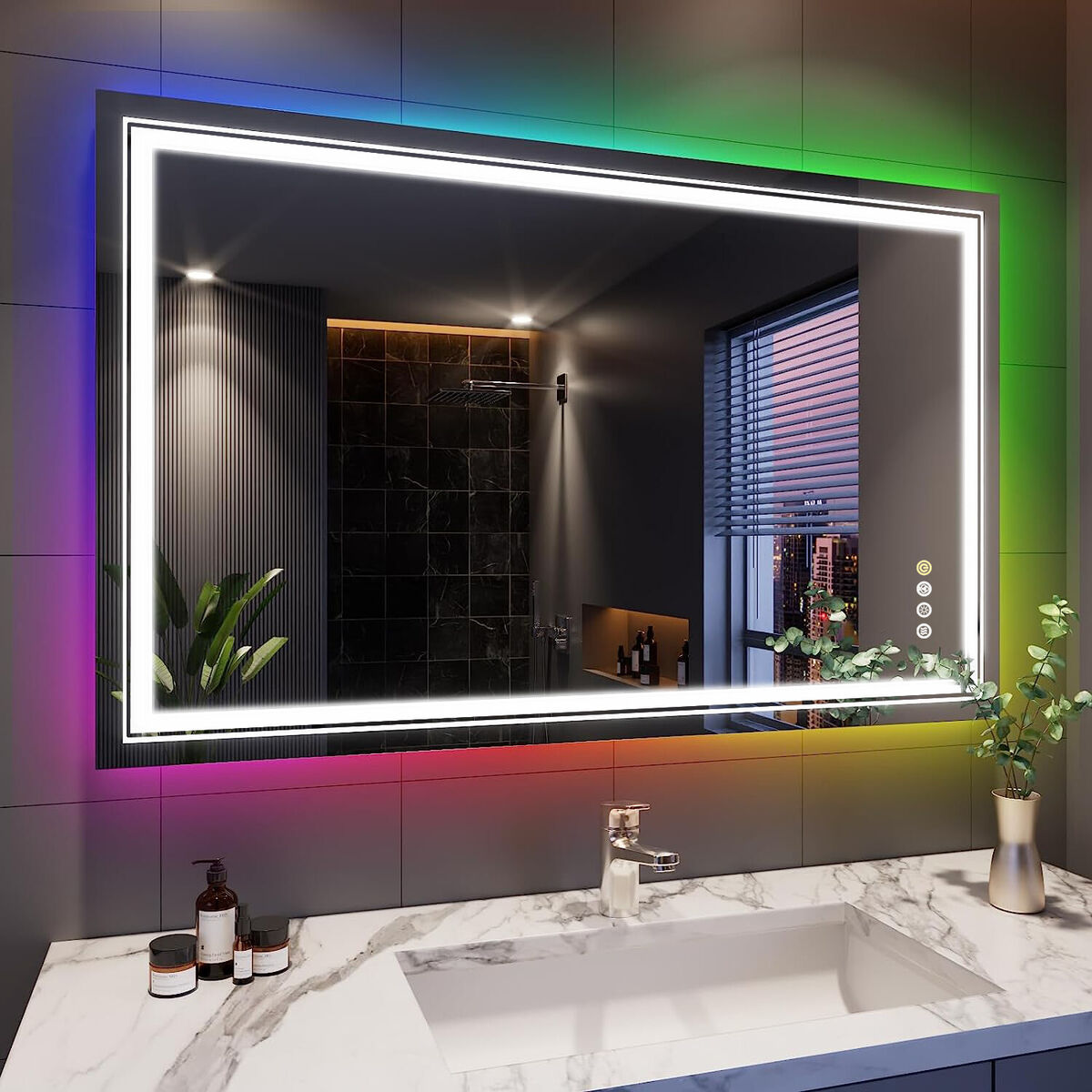LED mirror world
